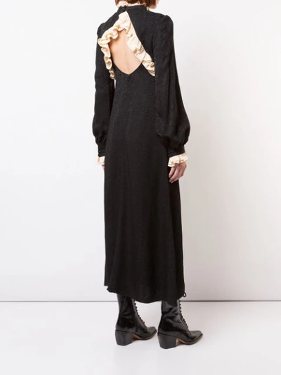 Shop Jill Stuart Open Back Detail Dress - Black