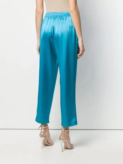 Gianluca Capannolo Elastic Waist Trousers In Blue