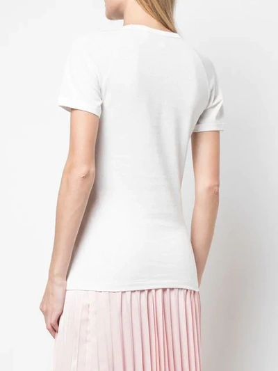 Shop Gucci Strawberry Print T-shirt In White