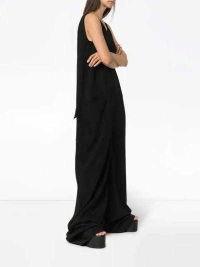 Shop Rick Owens Oversized-jumpsuit In Black