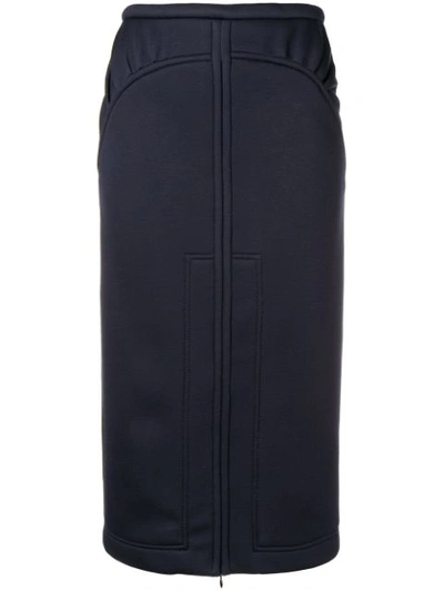 Shop N°21 Nº21 High-waisted Pencil Skirt - Blue