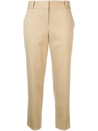 Shop The Row Cropped Tailored Trousers In Yellow