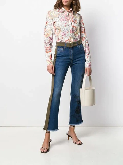 Shop Etro Paisley Printed Shirt - White