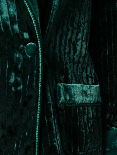 Shop F.r.s For Restless Sleepers Double Breasted Jacket In Green
