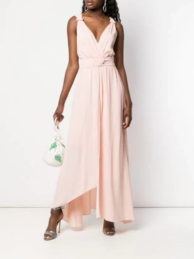 Shop Pinko Classic Cocktail Dress In Pink