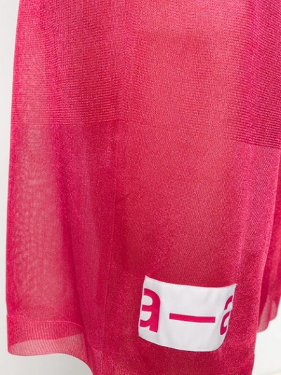 Shop Artica Arbox Sheer Track Shorts In Pink