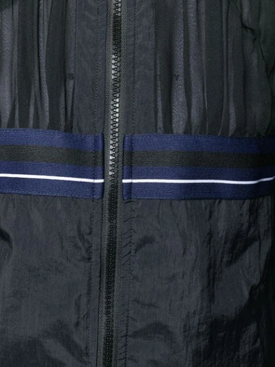 Shop Maison Margiela Stripe Appliqué Jacket In Black