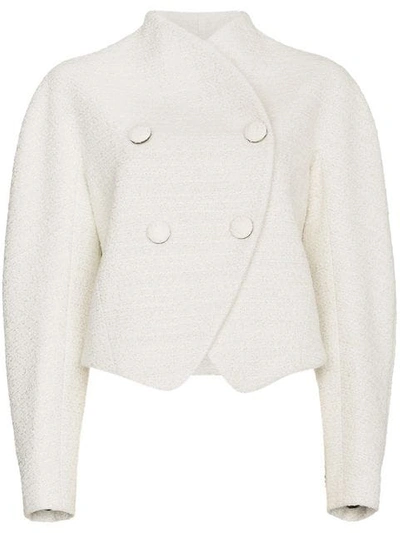 Shop Proenza Schouler Re Edition Double Breasted Jacket In White