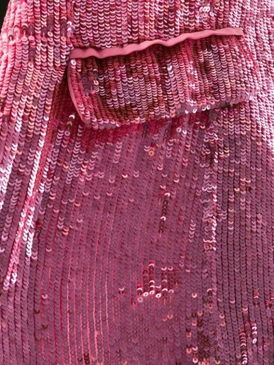 Shop P.a.r.o.s.h Sequin Waistcoat In Pink