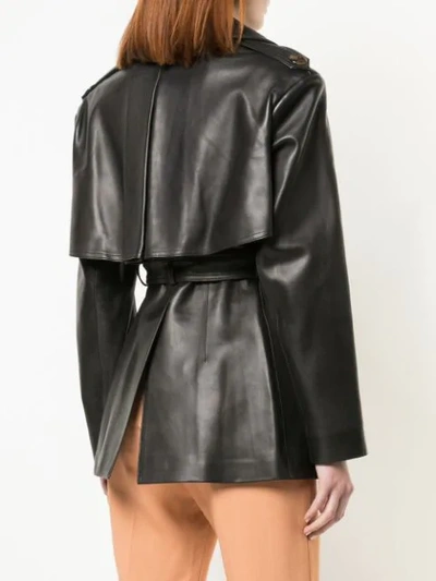 KHAITE BELTED TRENCH COAT - 黑色