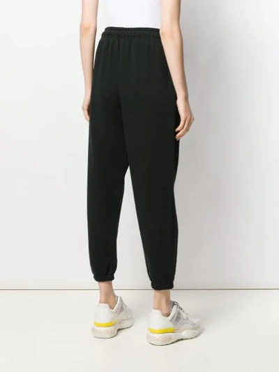 Shop Polo Ralph Lauren Cropped Track Trousers In Black