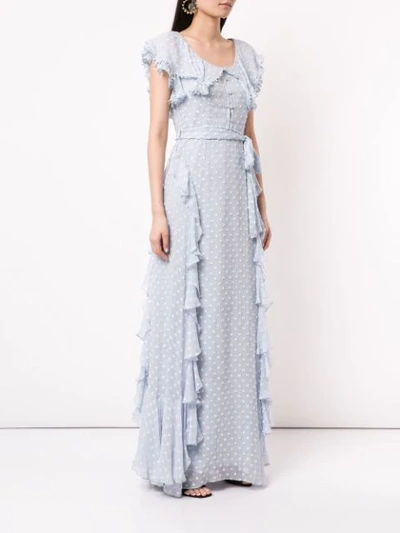 Shop Alice Mccall Moon Talking Gown In Crystal