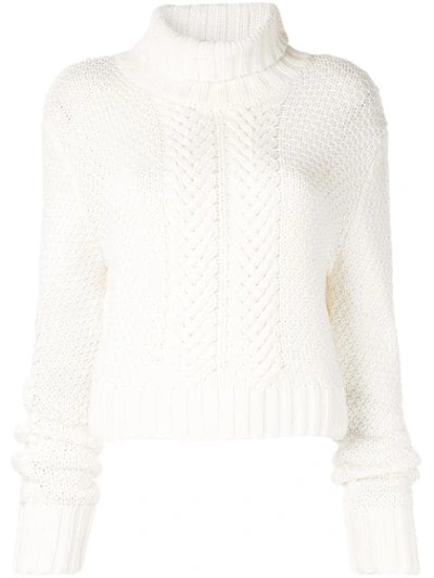 Shop Aje Gestricktes Sweatshirt - Weiss In White