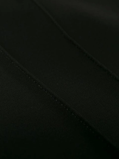 Shop Giorgio Armani V Neck Jumpsuit In Black