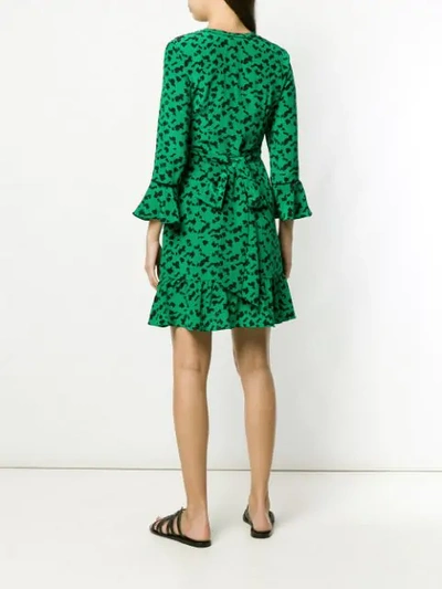 Shop Tanya Taylor Printed Wrap Dress - Green