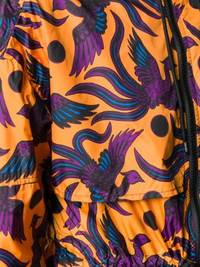 Shop Kenzo Flying Phoenix Windbreaker In Orange