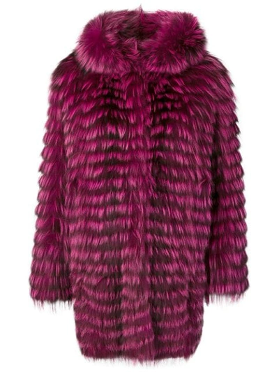Shop Simonetta Ravizza Clivia Coat In Pink
