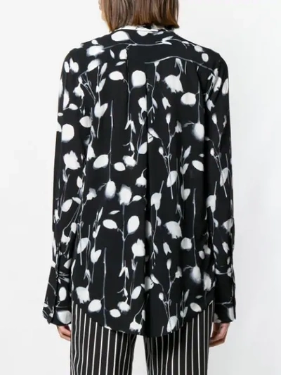 Shop Equipment Eleonore Floral Print Shirt In Black