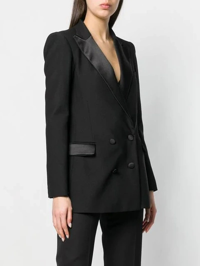 Shop Hebe Studio Bianca Blazer - Black