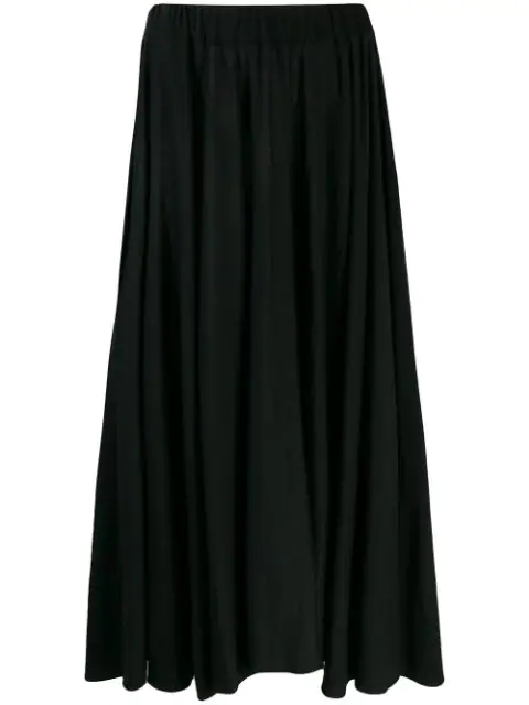 Jil Sander Pleated Skirt In Black | ModeSens