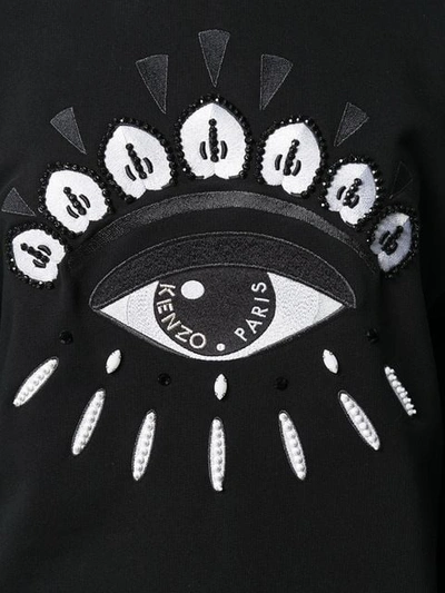Shop Kenzo Eye Sweatshirt In Black