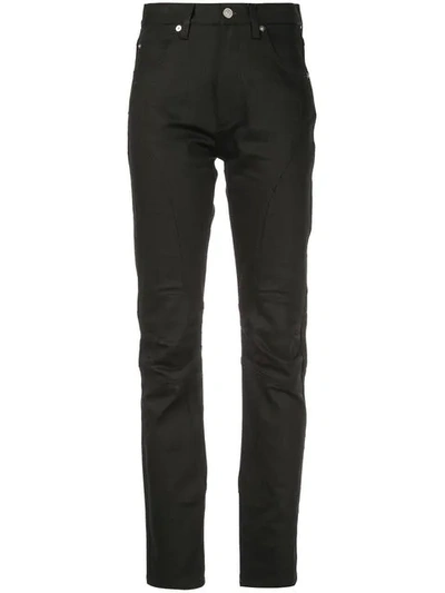 Shop Alyx Panelled Skinny Trousers In Black