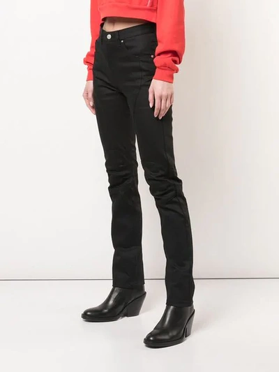 Alyx Panelled Skinny Trousers In Black