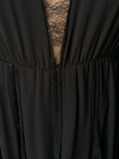 ANIYE BY FLORAL LACE INSERTS DRESS - 黑色