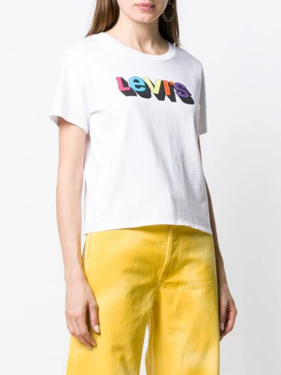 Shop Levi's T-shirt Mit Logo-print - Weiss In White