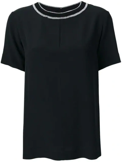 Shop Antonelli Loose Fit Top In Black