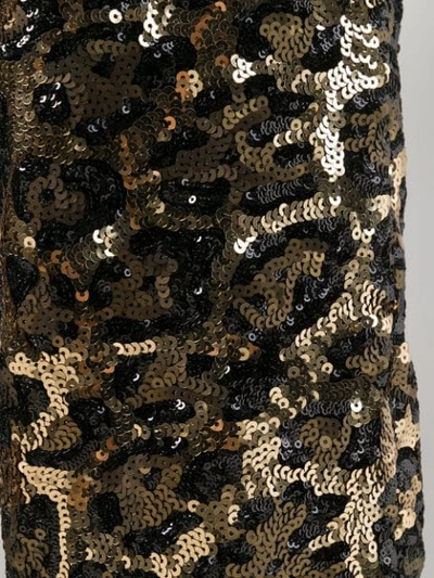 Shop Dolce & Gabbana Sequined Track Trousers In Black