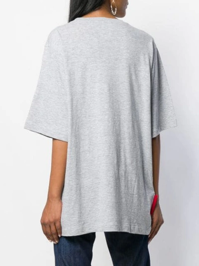 Dsquared2 Oversized Made With Love T-shirt In Grey