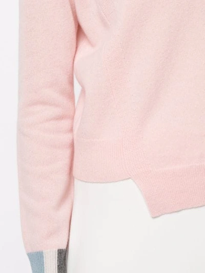 Shop Anteprima Gestreifter Pullover - Rosa In Pink