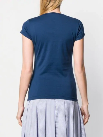 Shop Aspesi Fitted T-shirt - Blue