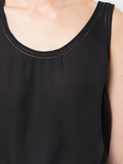 Shop Jason Wu Grey Jason Wu Classic Fitted Vest Top - Black