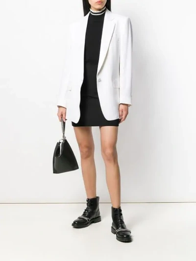 Shop Loulou High-rise Mini Skirt In Black