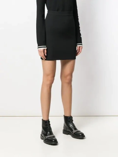 Shop Loulou High-rise Mini Skirt In Black