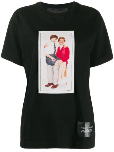 MARC JACOBS PHOTOGRAPHIC PRINT T-SHIRT - 黑色