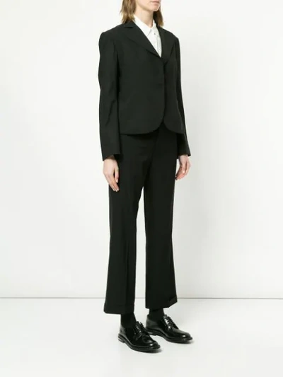 Shop Yohji Yamamoto Vintage Yohji Yamamoto  Lightweight Slim Suit - Black
