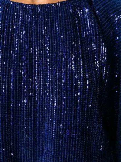 Rta Sequin Embellished Blouse In Blue