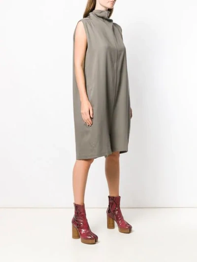 Shop Rick Owens Loose Fit Playsuit In Grey