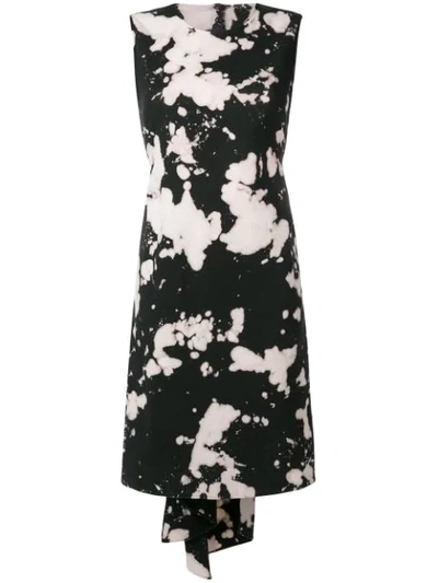 Shop N°21 Tie Dye Dress In Black