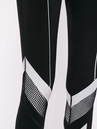 Shop Moeva Madison Mesh-panelled Leggings In Black