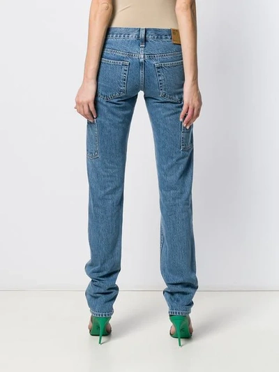 Shop Helmut Lang Regular Slim Jeans In Blue