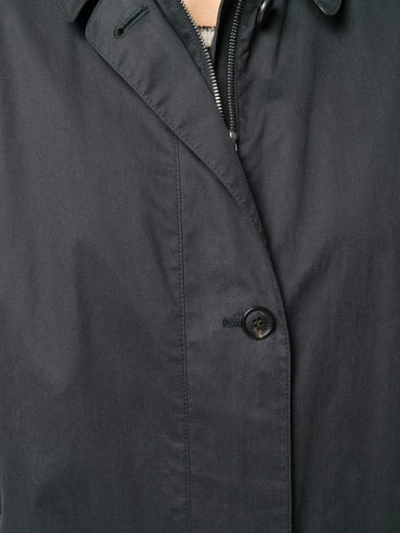 Pre-owned Burberry 2000's Mid-length Trench Coat In Black