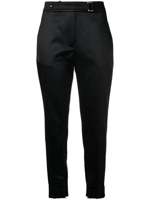 silver cigarette pants