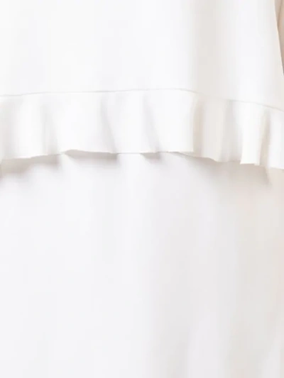 Shop Stella Mccartney Ruffle Trim Dress In White