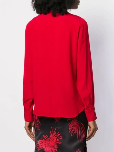 Shop N°21 Ruffle Trim Blouse In Red