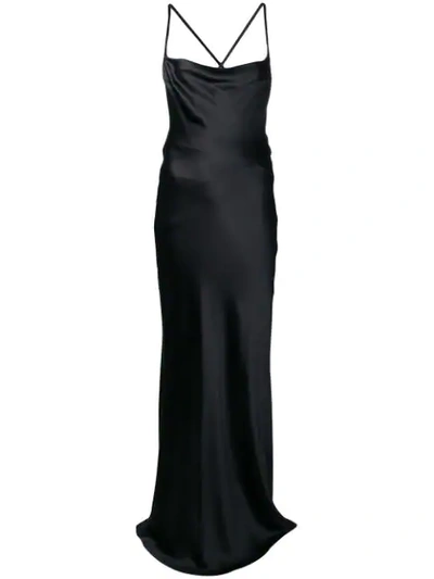 Shop Galvan Whiteley Dress In Black