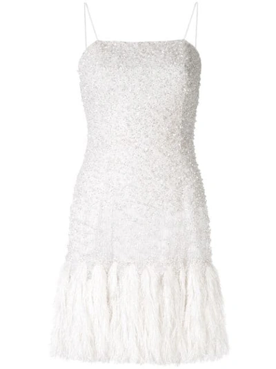 Shop Aje Pellina Beaded Dress - White